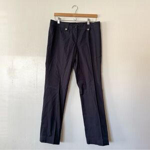 Tory Burch Navy Blue Khaki Trouser Work Pants Size 10